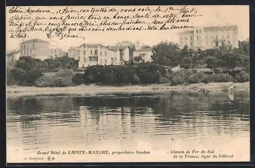 AK Sainte-Maxime, Grand Hôtel et vue sur le littoral