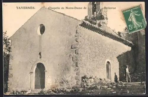 AK Tavernes, Chapelle de Notre-Dame de Bellevue