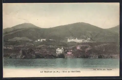 AK Le Trayas, Hôtel de l`Estérel avec vue sur les collines environnantes