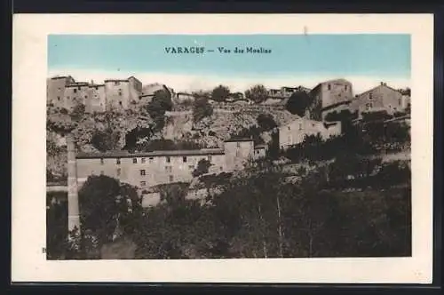 AK Varages, Vue des Moulins