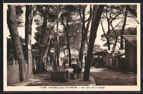 AK Hyères-les-Palmiers, Un coin de la Capte