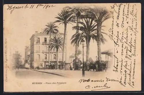 AK Hyères, Place des Palmiers