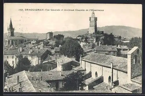 AK Draguignan, Vue Générale et Ancienne Chapelle de l`Observance