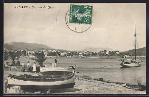 AK Sanary, Un coin du Quai