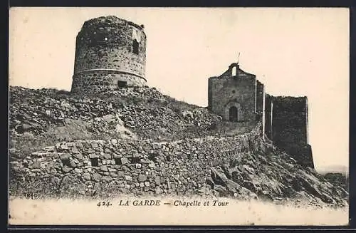 AK La Garde, Chapelle et Tour