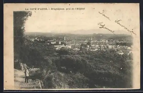 AK Draguignan, Vue prise de l`Hôpital sur la Côte d`Azur