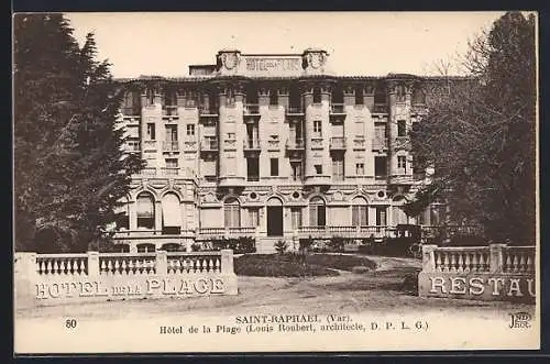 AK Saint-Raphaël, Hôtel de la Plage