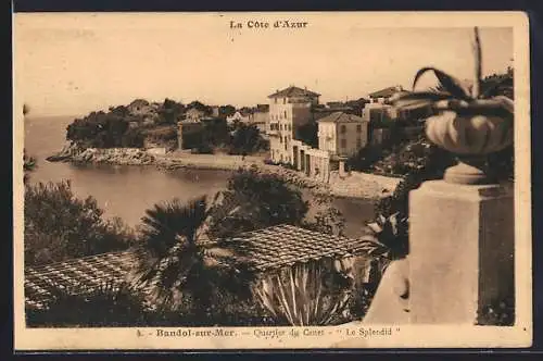 AK Bandol-sur-Mer, Quartier du Canet et hôtel Le Splendid sur la Côte d`Azur