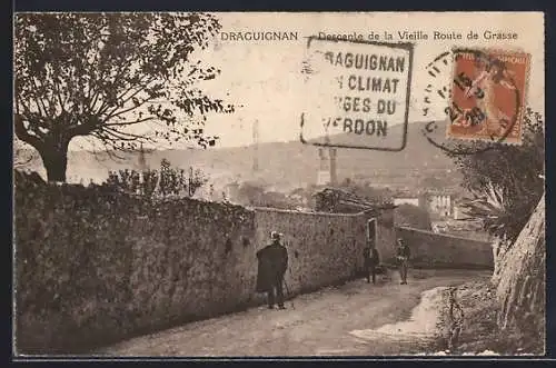 AK Draguignan, Descente de la Vieille Route de Grasse