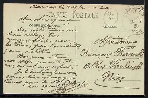 AK Carcès, Vue générale (côté Ouest)