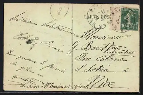 AK Callas, Vue générale du village et de l`église