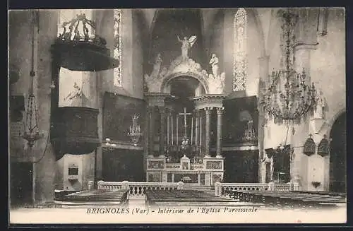AK Brignoles, Intérieur de l`Église Paroissiale