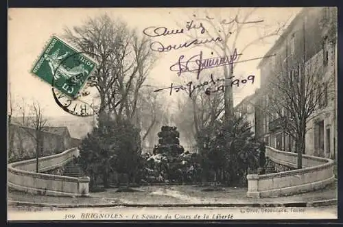 AK Brignoles, Le Square du Cours de la Liberté