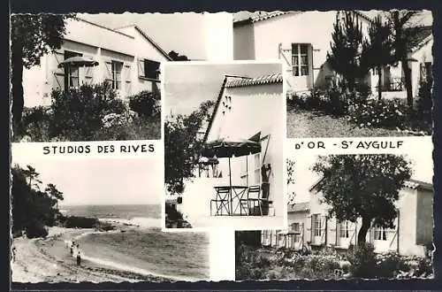 AK St Aygulf /Var, Vue des Studios et sa plage