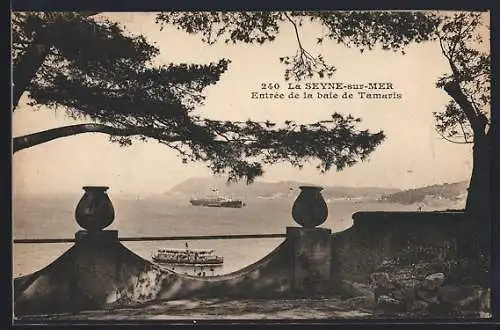 AK La Seyne-sur-Mer, Entrée de la baie de Tamaris
