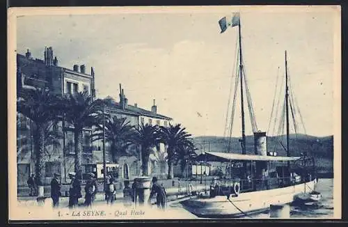 AK La Seyne, Quai Hoche