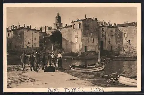 AK Saint-Tropez /Var, Quartier des Pêcheurs