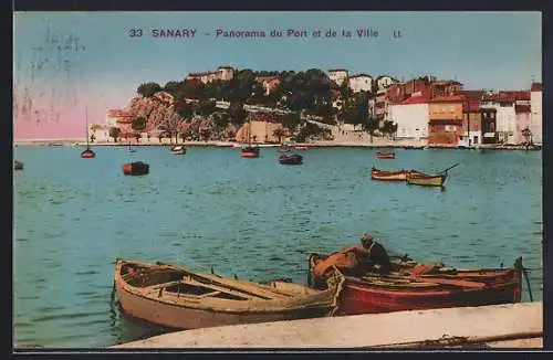 AK Sanary, Panorama du Port et de la Ville