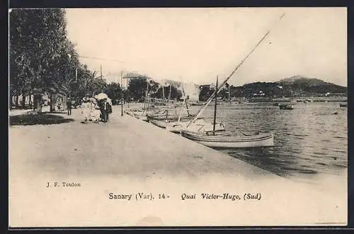 AK Sanary /Var, Quai Victor-Hugo Sud
