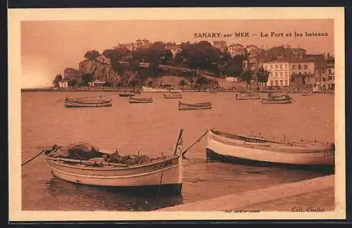 AK Sanary-sur-Mer, Le Port et les bateaux