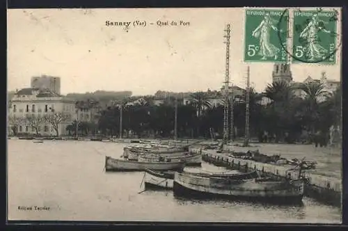 AK Sanary /Var, Quai du Port