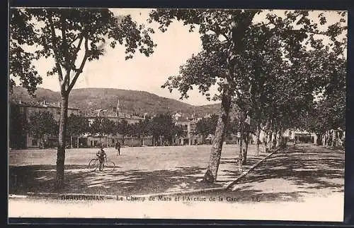 AK Draguignan, Le Champ de Mars et l`Avenue de la Gare
