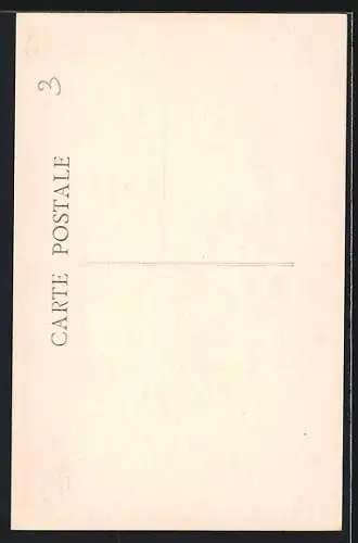 AK La Roquebrussanne, Statue de St-Louis (XVe siècle)