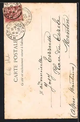 AK Hyères, Rue Paradis avec vue sur l`église en arrière-plan