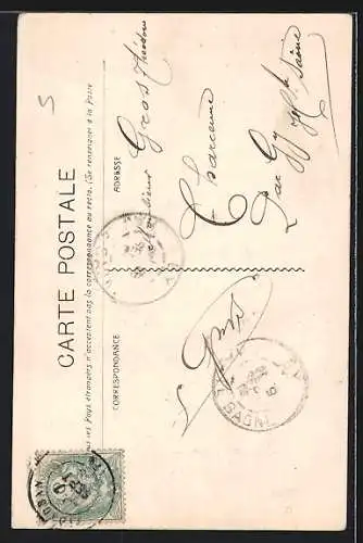 AK Vidauban, L`Église avec son clocher distinctif