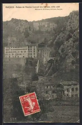 AK Barjols, Ruines de l`Ancien Couvent des Carmes, 1680-1906