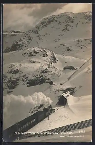 AK Bergensbanen, Reinungatunellen ved Vatnahalsen, Bergbahn