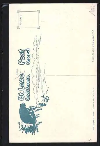 AK Mt. Lowe, California, Great Incline, Bergbahn