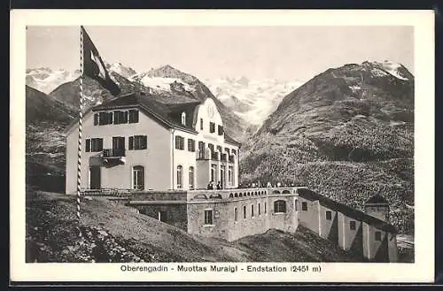 AK Muottas Muraigl, Gebäude der Endstation