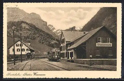 AK Wasserauen, Bahnhof der Säntisbahn