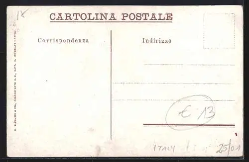 AK Napoli, Il Vesuvio & la Funicolare, Bergbahn