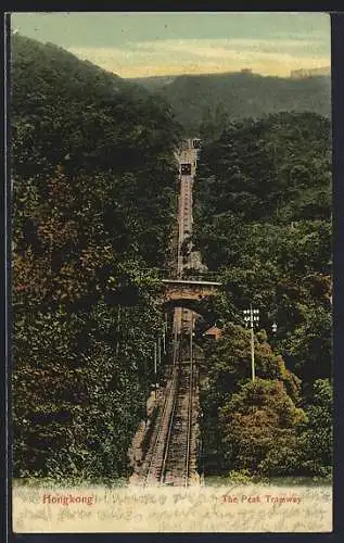 AK Hongkong, The Peak Tamway, Bergbahn