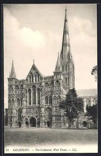 AK Salisbury, The Cathedral, West Front