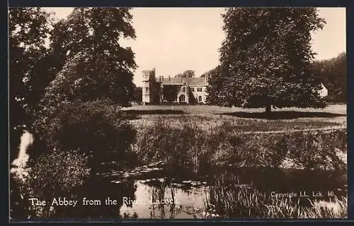 AK Lacock, The Abbey from the River