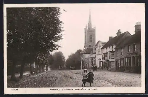 AK Bishop`s Stotford, Windmill & Church