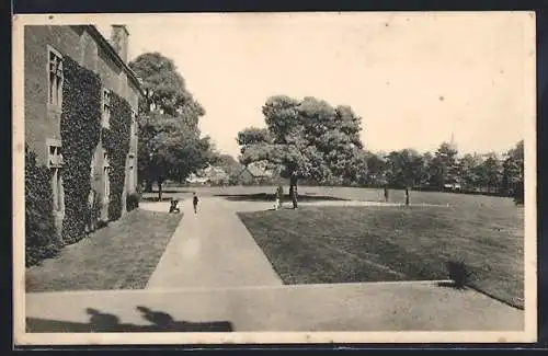 AK Bishop`s Stortford, College, View from steps of Memorial Hall