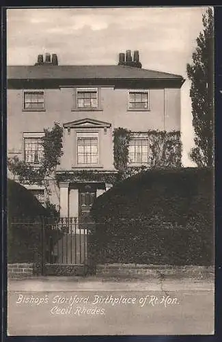 AK Bishop`s Stortford, Birthplace of Cecil Rhodes