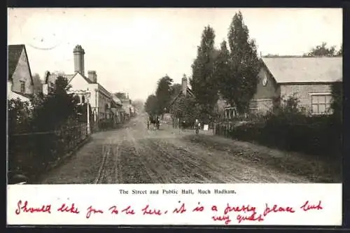 AK Much Hadham, The Street and Public Hall