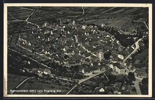 AK Mainbernheim /Unterfranken, Fliegeraufnahme