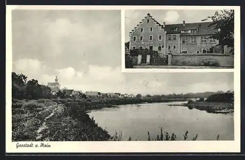AK Garstadt a. Main, Gasthaus zum Schiff, Bes. Alfons Rottmann