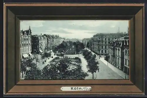 AK Köln-Neustadt, Strassenpartie am Kaiser Wilhelm Ring