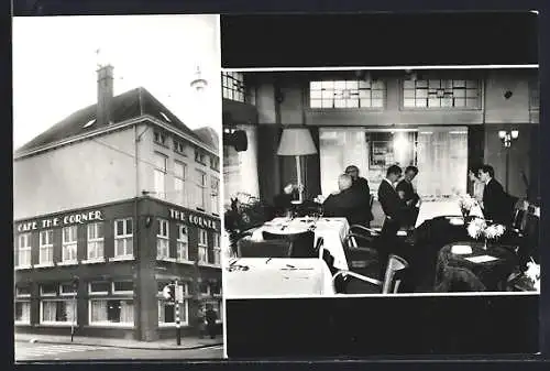 AK Den Haag, Café-Restaurant The Corner, F. Desmecht, Anna Paulownastraat 70c