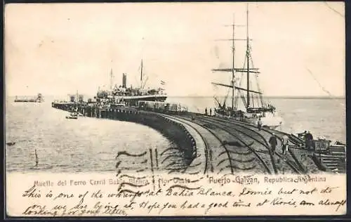 AK Puerto Galvan, Muelle del Ferro Carril Bahia Blanca