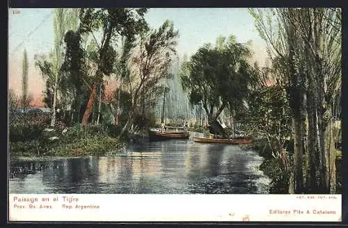 AK Buenos Aires, Paisage en el Tigre