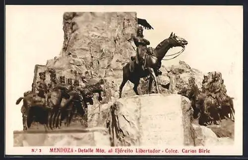 AK Mendoza, Detalle Mto. al Ejercito Libertador