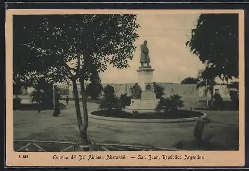 AK San Juan, Estatua del Dr. Antonio Aberastain